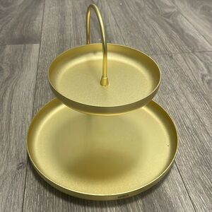 Yellow gold jewelry dish